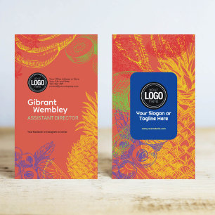 Cartão De Visita Personalizar empresa   Empresa Fruta tropical