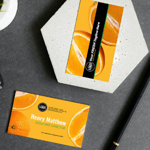 Cartão De Visita Personalizar empresa Empresa Orange