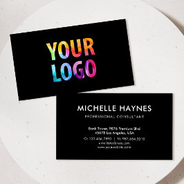 Cartão De Visita Personalizar logotipo da empresa moderna corporaçã