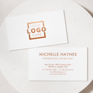 Cartão De Visita Personalizar logotipo da empresa moderna corporaçã