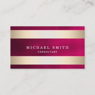 Cartão De Visita Personalizar o Dourado Na moda moderno strin