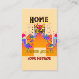 Cartão De Visita Personalizar o Home Sweet Home Imóveis