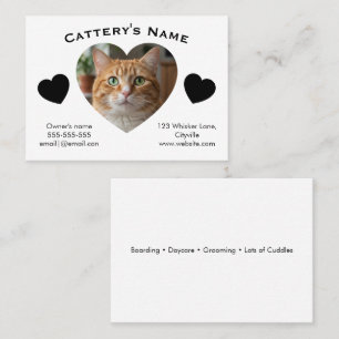 Cartão de Visita Personalizável de Gatel - Foto de