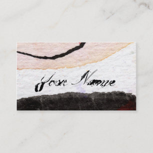 Cartão de visita personalizável de Ginette