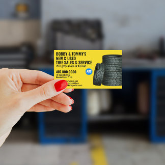 Cartão de visita personalizável de serviços de pne