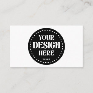 Cartão De Visita Personalizável, moderno, elegante e eterno