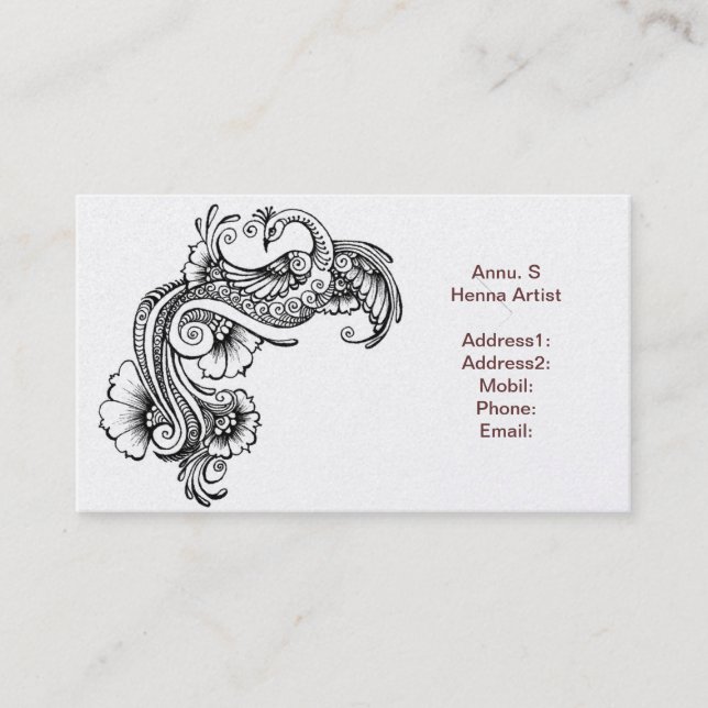 Cartão De Visita Personalize o produto (Frente)