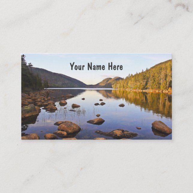 Cartão De Visita Perspectiva profunda (Frente)