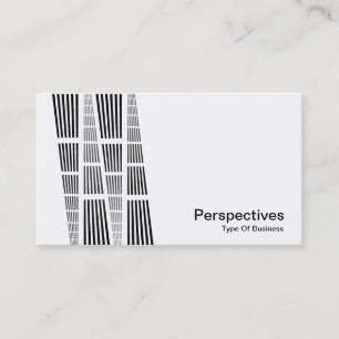 Cartão De Visita Perspectiva v2 - Preto e Branco