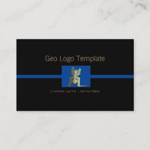 Cartão De Visita Peru: Logotipo Aranha Geoglyph Dourado