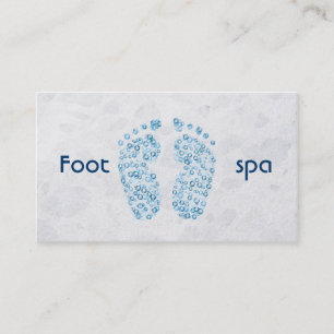 Cartão De Visita pés borbulhantes