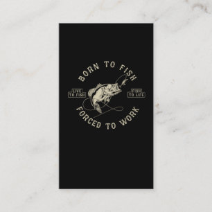 Cartão De Visita Pesca Retrorativa Humor Sarcástico Pescador