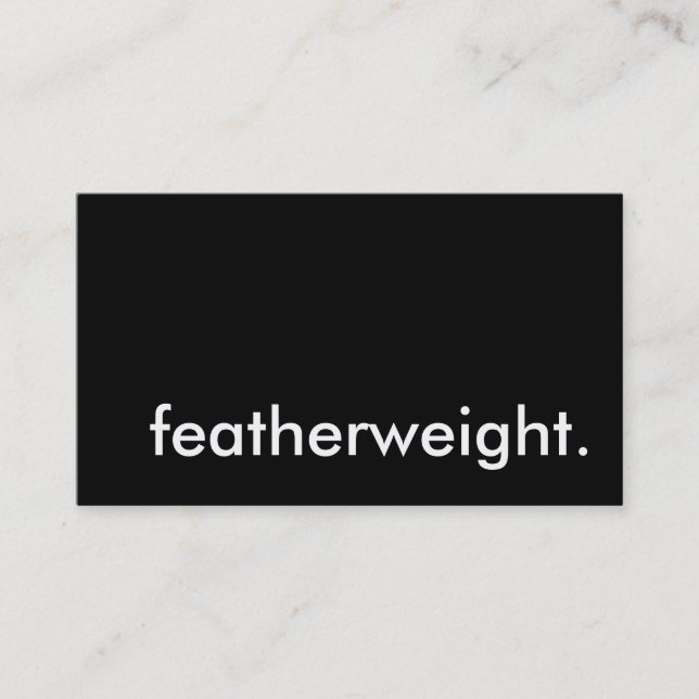 Cartão De Visita peso médio. (Frente)