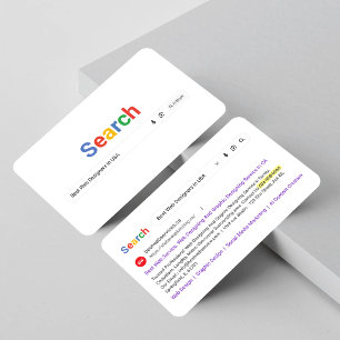 Cartão De Visita Pesquisa Google, Resultados da Pesquisa, Inspirado