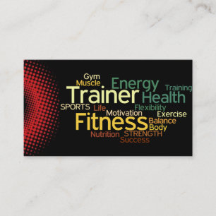 Cartão de visita pessoal do instrutor