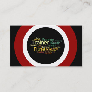 Cartão de visita pessoal do instrutor