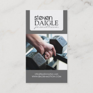 Cartão de visita pessoal do instrutor