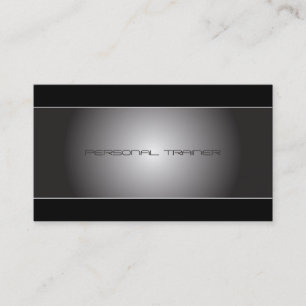 Cartão de visita pessoal elegante do instrutor