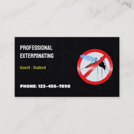 Cartão De Visita Pest Control Premium