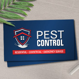 Cartão De Visita Pest Control Services - Exterminator