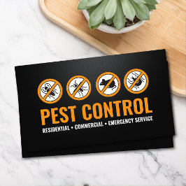 Cartão De Visita Pest Control Services - Exterminator Business Card