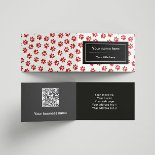 Cartão De Visita Pestores De Patas, Patas De Cães, Patas De Gato, P