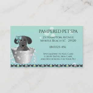 Cartão de visita Pet Groomer