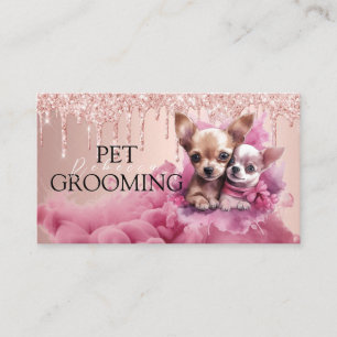 Cartão De Visita Pet Grooming Spa Salon Puppy