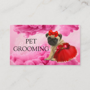 Cartão De Visita Pet Grooming Spa Salon Puppy