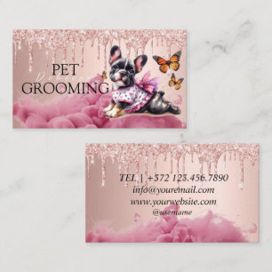 Cartão De Visita Pet Grooming Spa Salon Puppy