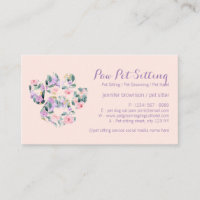 Pet Roxo Flor Pet Sitter Grooming