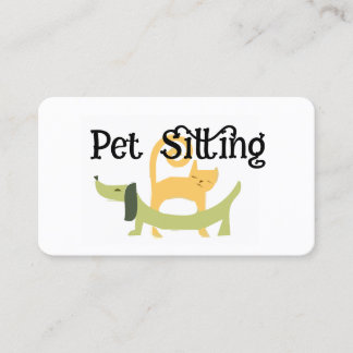 Cartão De Visita pet sitting