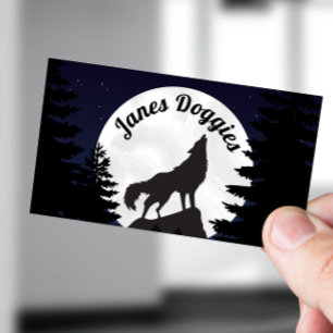 Cartão De Visita Pet Sitting Dog Andando