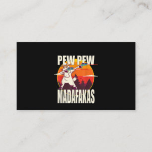 Cartão De Visita Pew Pew Madafakas Pew Pew Madafakas Goat