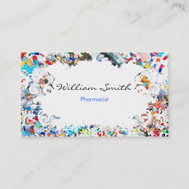 Cartão De Visita Pharmacist (Frente)