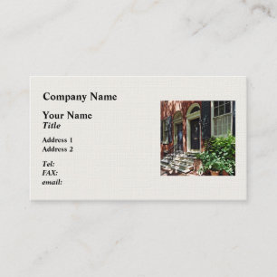 Cartão De Visita Philadelphia PA - Street in Society Hill