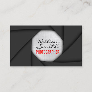 Cartão De Visita Photographer Business card