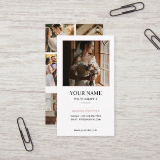 Cartão De Visita Photographer Business Card Template