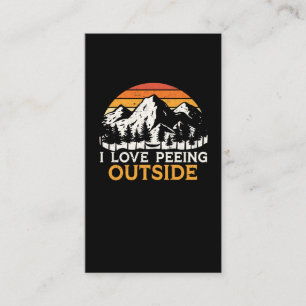 Cartão De Visita Piada de escoteiro de safra Vintage para Camper e