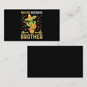 Cartão De Visita Piada De Irmão Nacho Média Humor Cinco De Mayo