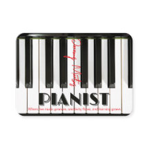 Pianista Vermelho de Teclado Piano Moderno
