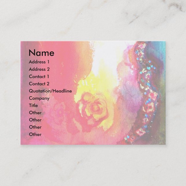 Cartão De Visita Pierrot (Frente)