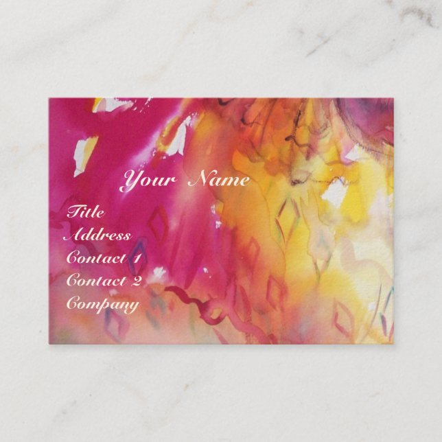 Cartão De Visita PIERROT E ARLECCHINA/Música,Decor,Artista de Teatr (Frente)