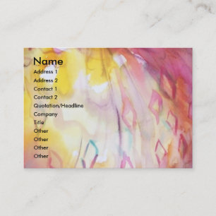 Cartão De Visita PIERROT E ARLECCHINA/Música,Decor,Artista de Teatr