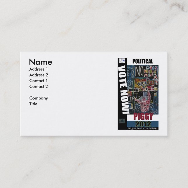 CARTÃO DE VISITA PIGIA POLÍTICA (Frente)