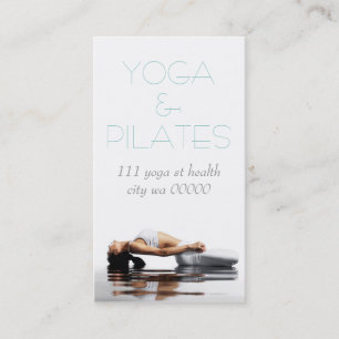 Cartão De Visita Pilates Yoga Instructor Meditual