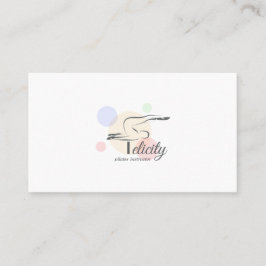 Cartão De Visita Pilatos - Letra F Pose | Monograma - Letra F Pilat