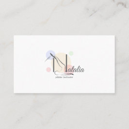 Cartão De Visita Pilatos - Letra N Pose | Monograma - Letra N Pilat
