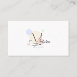 Cartão De Visita Pilatos - Letra V Pose | Monograma - Letra V Pilat