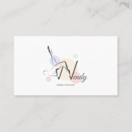 Cartão De Visita Pilatos - Letra W Pose | Monograma - Letra W Pilat